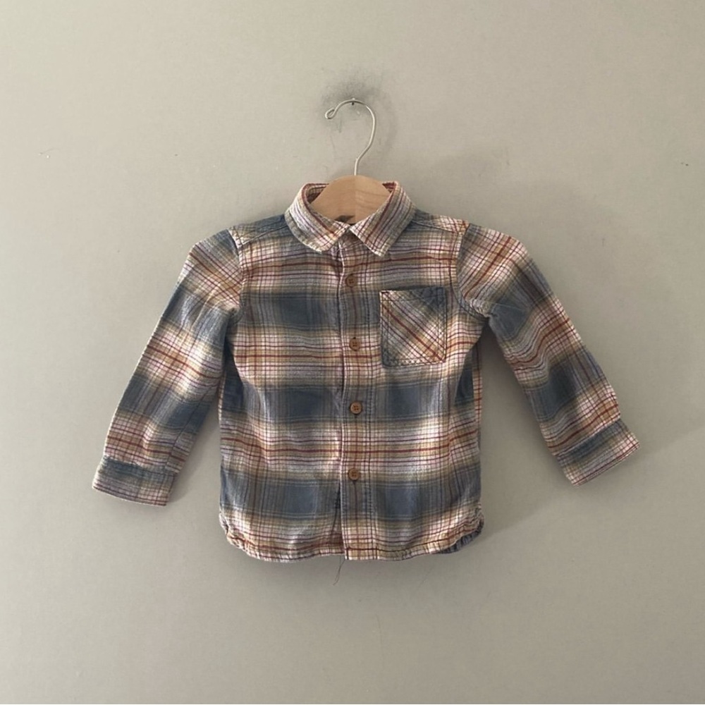 ADD‎ ON FOR $12 Little Co. Plaid Flannel 24M H&M Zara Jamie Kay